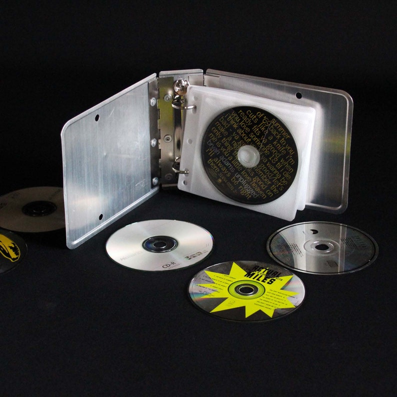 Road Trip License Plate CD Album Upcycled Disc Binder Etsy