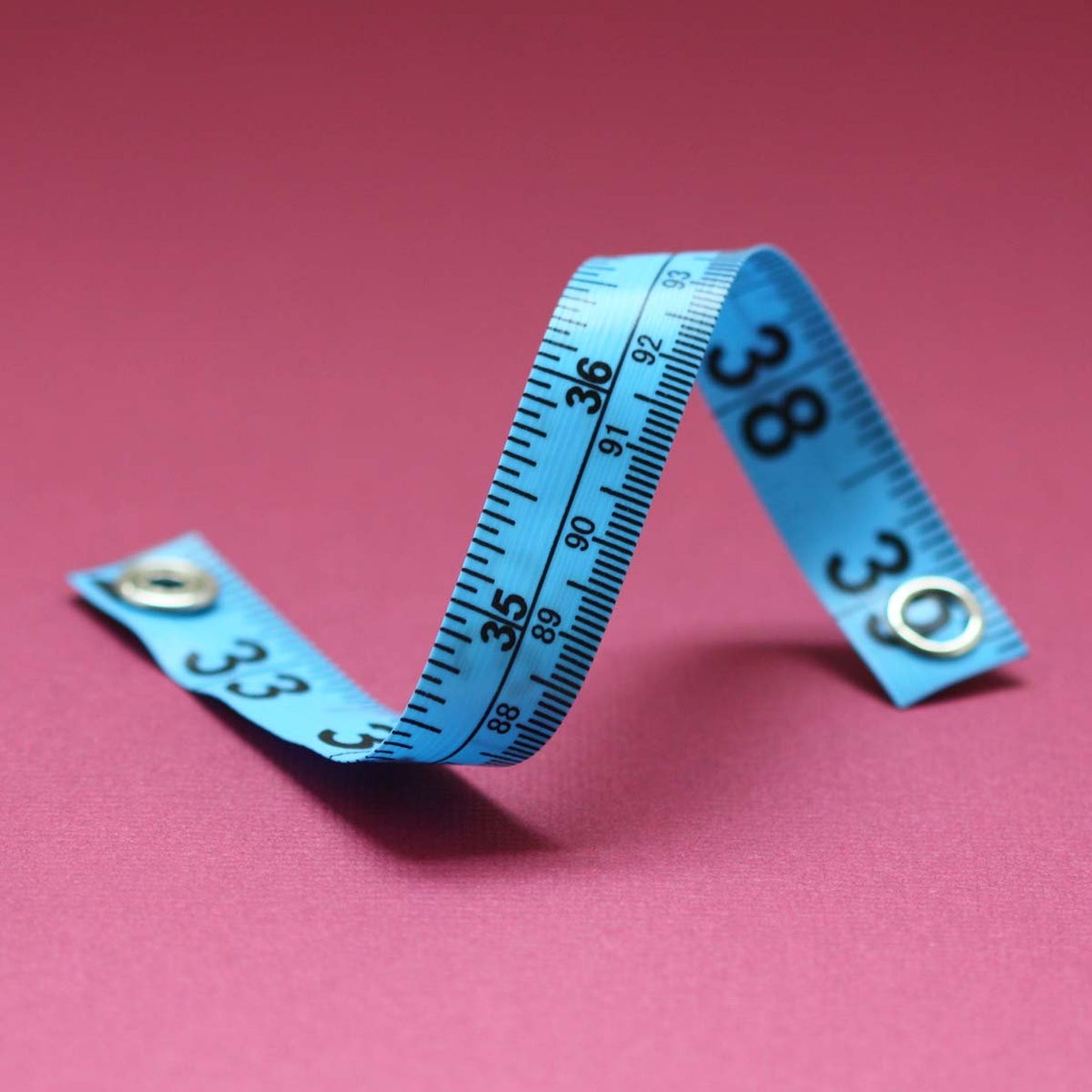 Tape Measure Jewelry Set in Blue Earrings and Bracelet Etsy