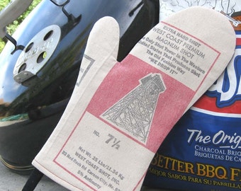 Hot Shot Upcycled Barbecue Mitt for Grilling, Dutch Oven or Kitchen-West Coast