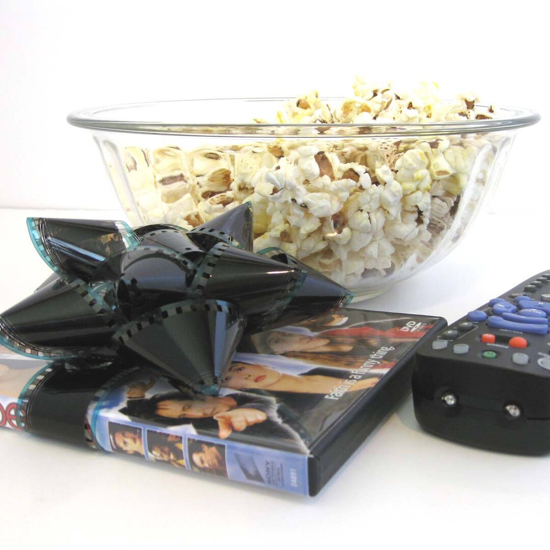 Film Reel Gift Packaging Bows Set of 3 Bows Repurposed From the Movie Water for Elephants Gift