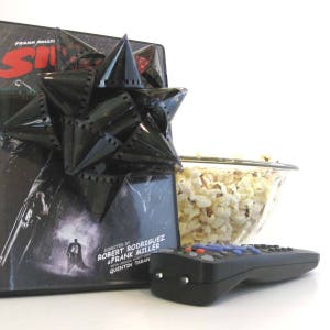 Film Reel Gift Packaging Bows - Set of 3 Bows - Repurposed from the movie Serendipity - Gift Wrapping - Upcycled 35mm Film Gift Bow