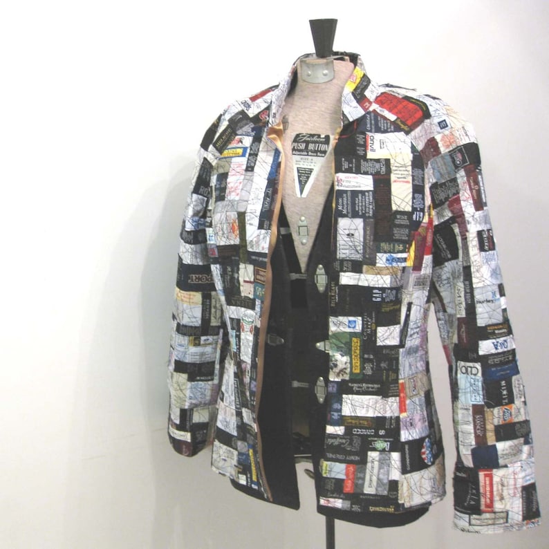 Brand Identity Wearable Art Tags and Labels Jacket Etsy