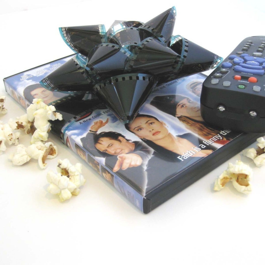 Film Reel Gift Packaging Bows - Set of 3 Bows - Repurposed From the ...