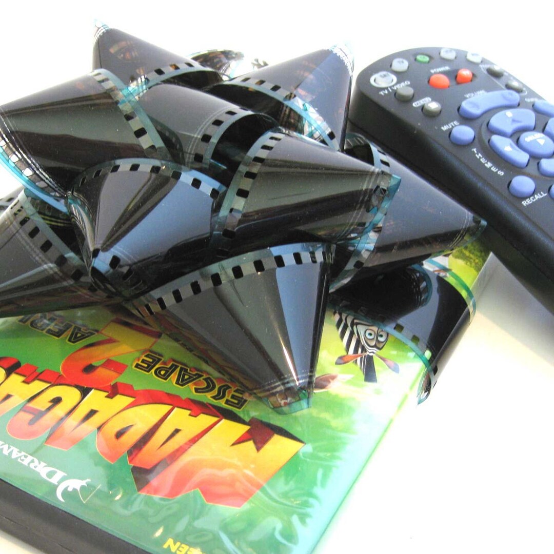 Film Reel Gift Packaging Bows - Set of 3 Bows - Repurposed From the ...