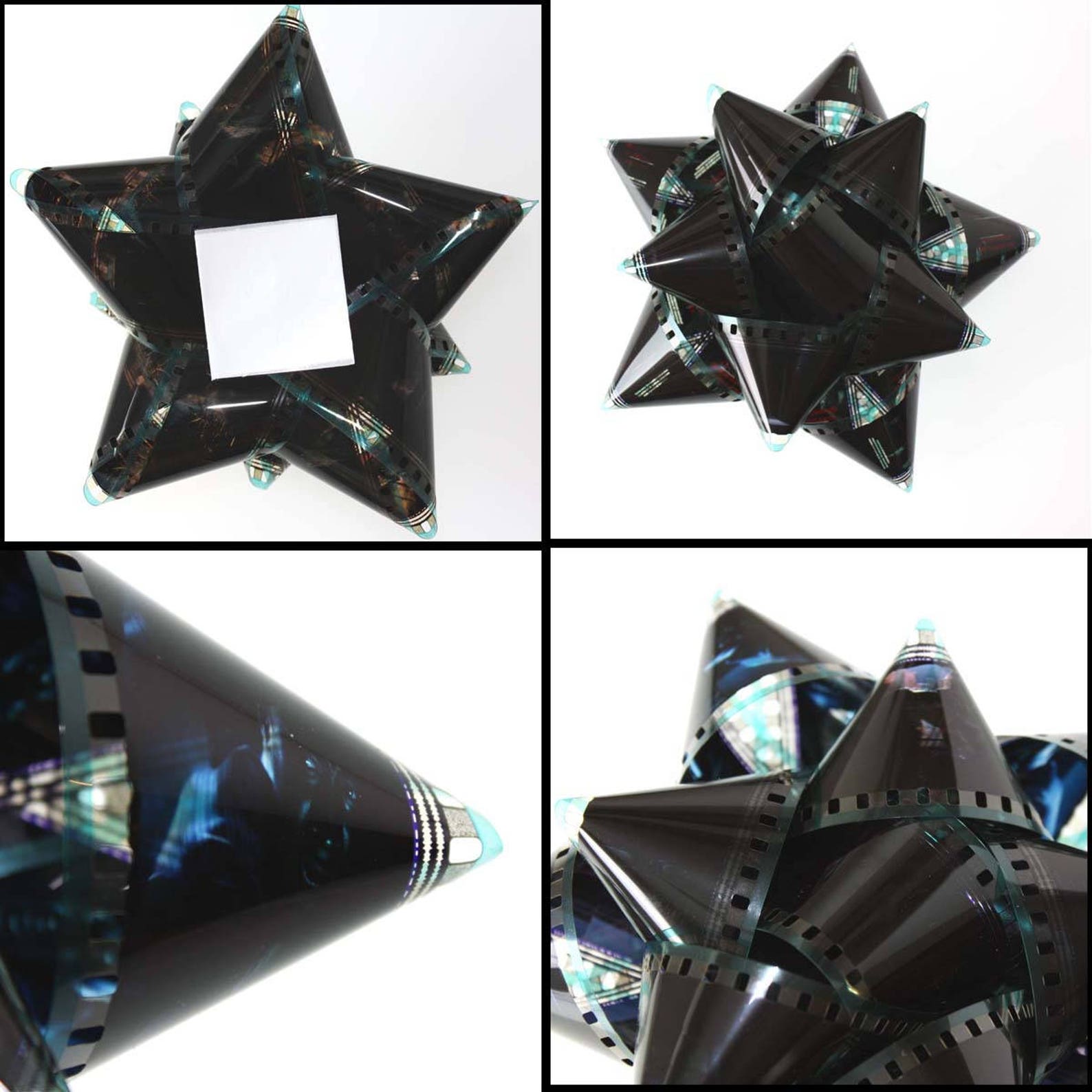 Film Reel Gift Packaging Bows Set of 3 Bows Repurposed | Etsy