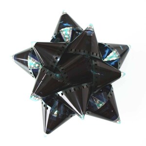 Film Reel Gift Packaging Bows - Set of 3 Bows - Repurposed From the ...