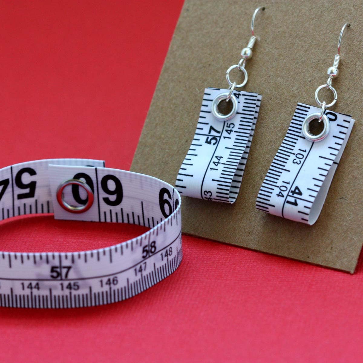 Measuring Tape Earrings - Candy Goblins