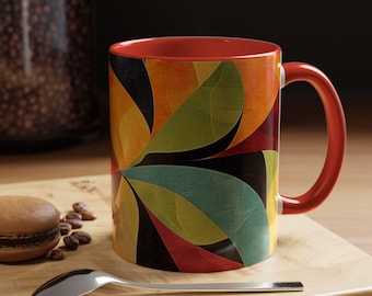 Bohemian Coffee Mug: Colorful Artistic Design - 11oz/15oz