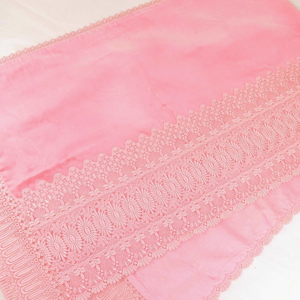 peach velvet shawl