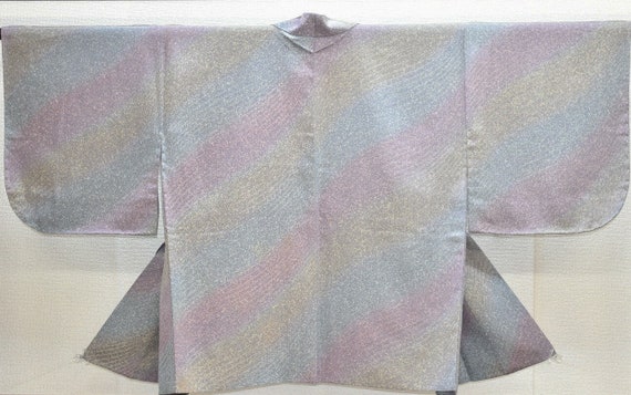 Soft Diagonal Striped Gradations in Pastels, with… - image 3