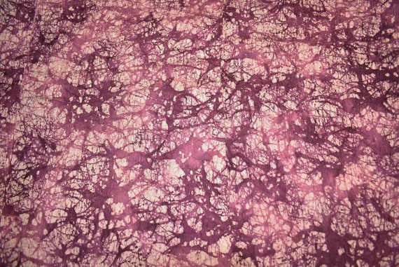 Crackly Abstract Wax Batik Dyed, Textured Fukuras… - image 2