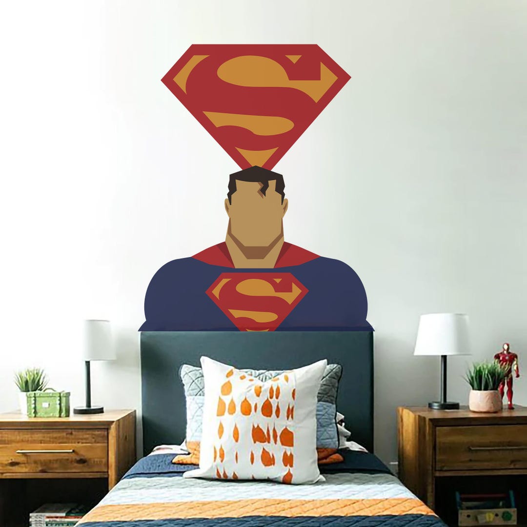 Peel and Stick Superhero Wall Decal Marvel Wall Sticker for Bedroom ...