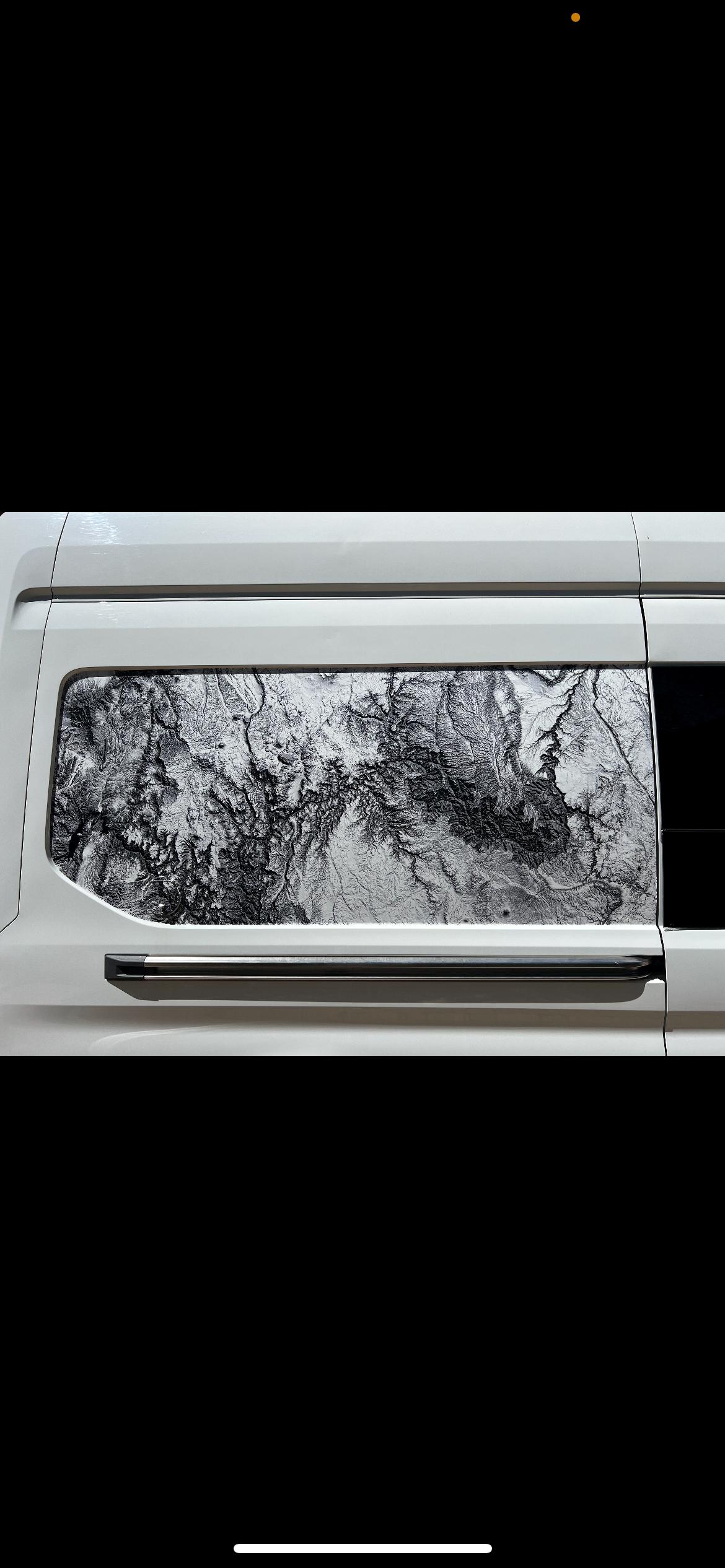 Topography Map Decals Custom Vehicle Elevation Map Vinyl Decals | Topographic Map - Etsy