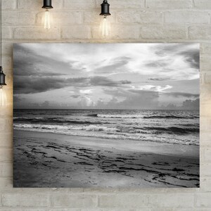 Georgia Coast Photography, Atlantic Ocean, Beach Decor, Black and White Film Photography, Nature Fine Art Print Tybee Island, Nautical Theme