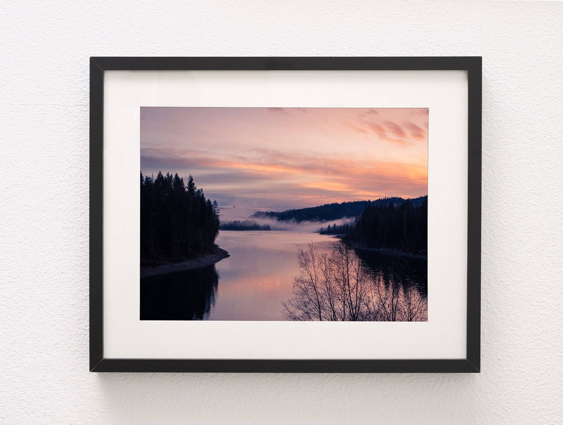 グーニーズ様オーダー Washington River Sunset Photo Print,, Nature Photography, Metaline