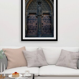 Kathedralen Tür Wand Kunst Druck, England England Falls London England UK Wand Kunst, Kirchentür, Handwerkskunst, Britische Fotografie, Torbogen