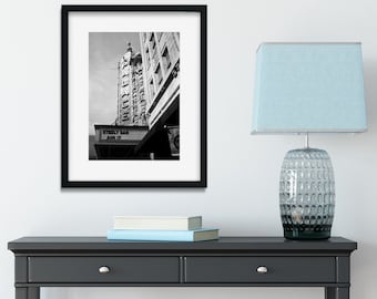 Palace Theater Kentucky Fine Art Photography Print, Louisville Black and White Architecture