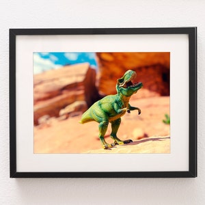 T-Rex Dinosaur Photo, Fun Decor, Boys Room Art, Dino Wall Art, Whimsical Wall Art, Childs Bedroom Photography, Paleontology