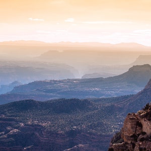 Grand Canyon Sunset Wall Art Print Arizona Landscape Photography, Scenic Landscape Photo Sunset Photo Art Prints