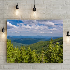 Northwest Forest Scenic View Photo Print, Washington Nature Photography, Pacific Northwest National Scenic Trail Art, Wilderness Decor