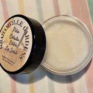 Pina Colada Edible Lip Scrub Exfoliating Scented and Flavored