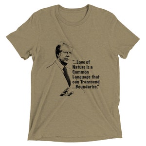 Jimmi Carter - Natur.  Kurzarm T-Shirt
