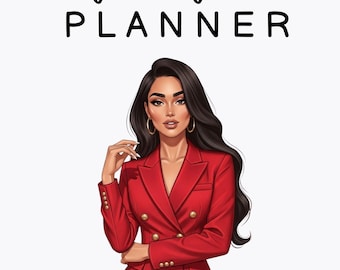 Planificador de confianza y cuaderno de autoestima para la mujer independiente