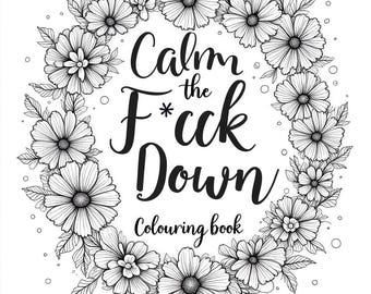 Cálmate, joder, libro para colorear para adultos