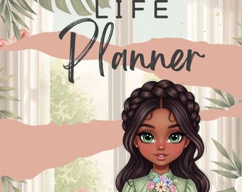 Planificador de vida definitivo imprimible: PDF para establecer objetivos, registrar hábitos y planificar tu día a día (descarga instantánea)