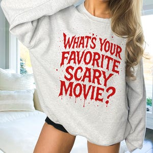 Sudadera de película de terror retro: ¿cuál es tu película de terror favorita?