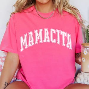 T-shirt Mamacita : chemise Mommy Mamacita Meme, t-shirt surdimensionné aux couleurs du confort, cadeau amusant pour maman