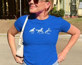 Koszulka dla niemowląt w stylu western z motywem dzikich koni – koszulka kowbojka z roku 2000, strój na rodeo z koncertu country
