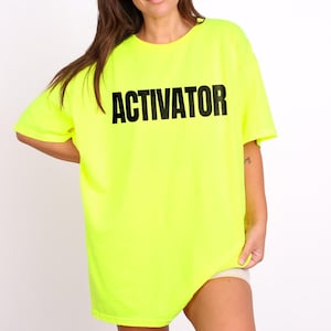 Activator T-Shirt | horror movie tee, grunge outfit, statement graphic tee, oversized tee, gift for horror fan, horror apparel, alt style