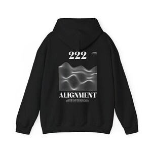 Angel Number 222 Graphic Hoodie | Y2K Streetwear image 8