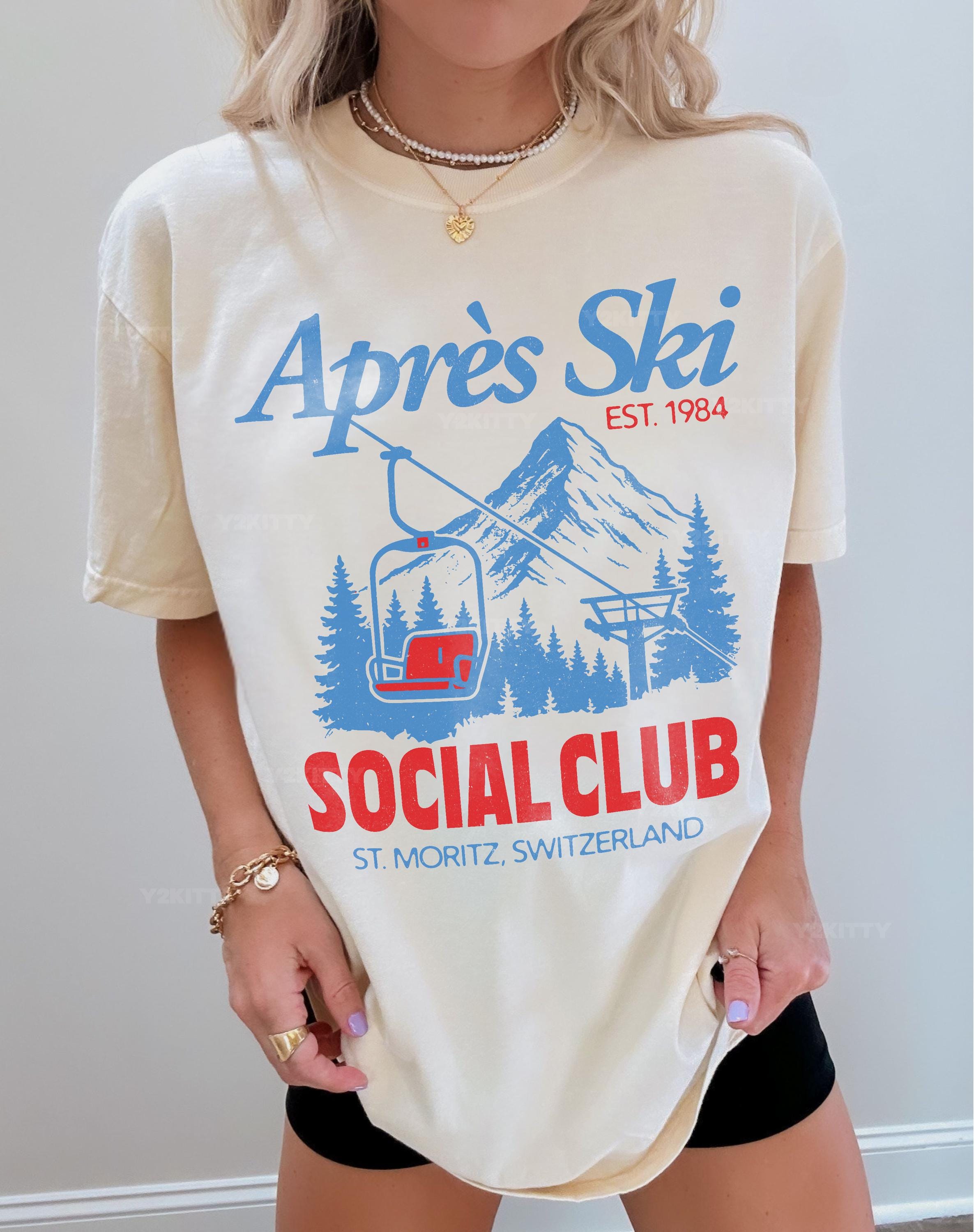 Ski Vail 70s⁄80s Retro Souvenir 70s-80s SKI CLUB グラフィックT 