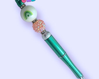 SALE | rainbow bead pen | gift idea | gifts under 10 | bead pen