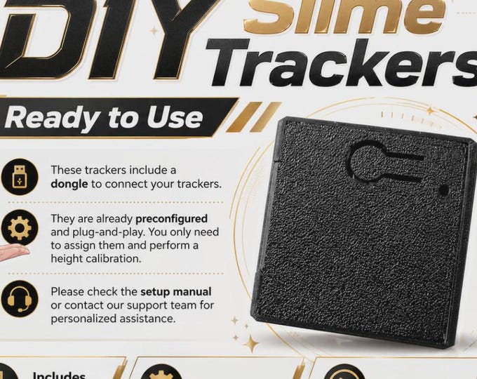 Flagship SlimeVR Compatible Full Body Tracking FBT VRCHAT VR 8 Smol Trackers ICM45686 + QMC6309 Slime Butterfly imu