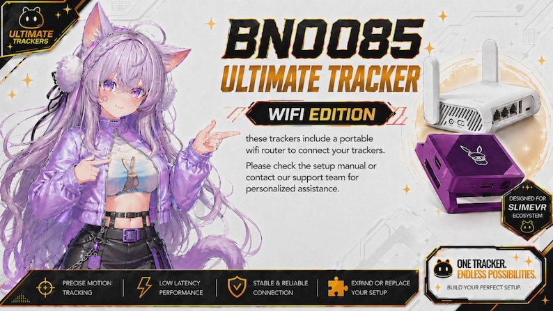 Slimevr Best Full Body Tracking FBT Vrchat VR 11 Trackers BNO085 ...