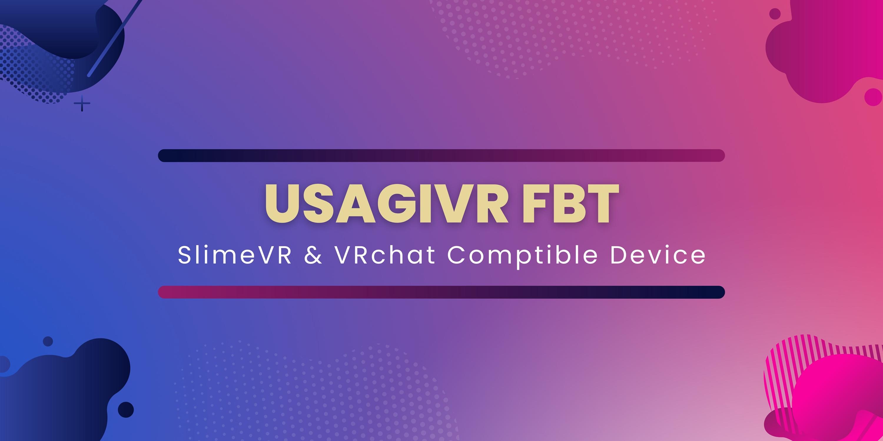 SlimeVR UsagiVR DIY Full Body Tracking FBT Kit - 5 Trackers For VRChat VIVE Quest