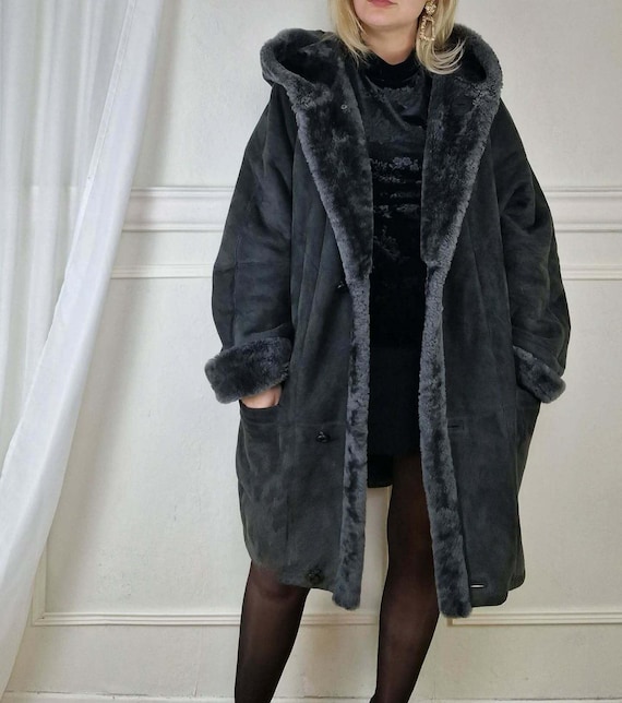 Womens Penny Lane Coat Afghan Suede Coat Handmade Coat Vintage 70s
