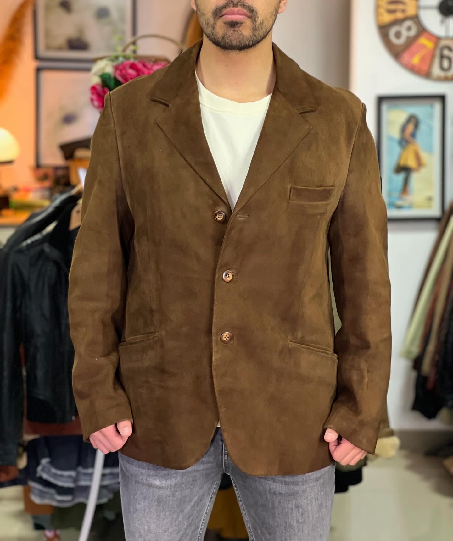 ジャケット・アウター 90s- intermezzo fake suede blouson s-l1200.jpg