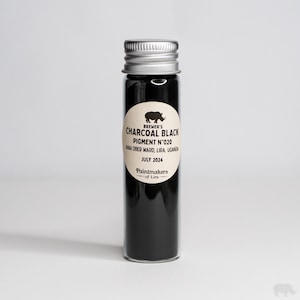 Brewer&#39;s Charcoal Black | Ugandan Handmade Natural Earth Pigment  | Eco-Friendly, Non-Toxic, Artist-Grade Art Supplies | Local Fair Trade