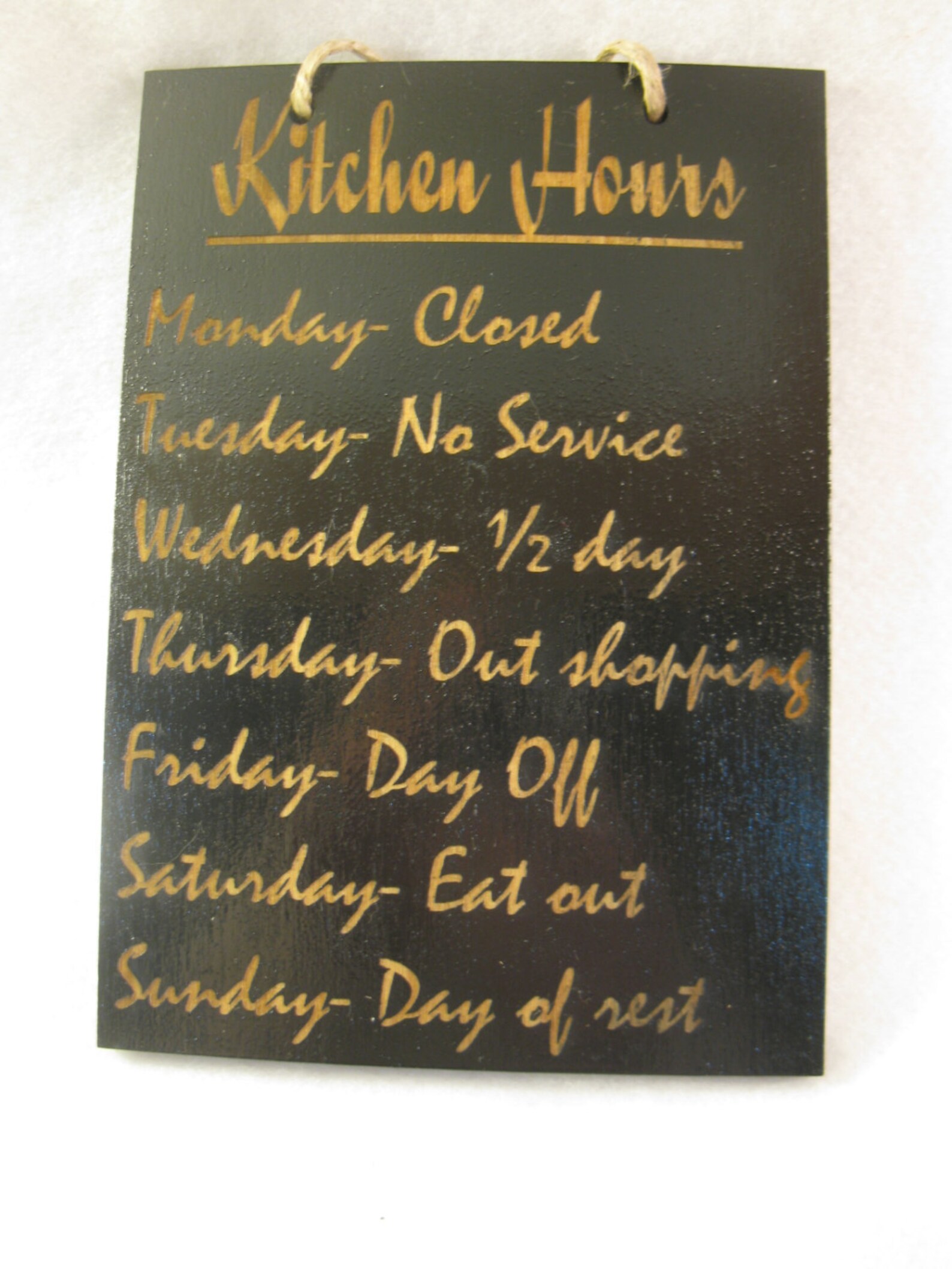 Funny kitchen hours wooden kitchen sign Etsy