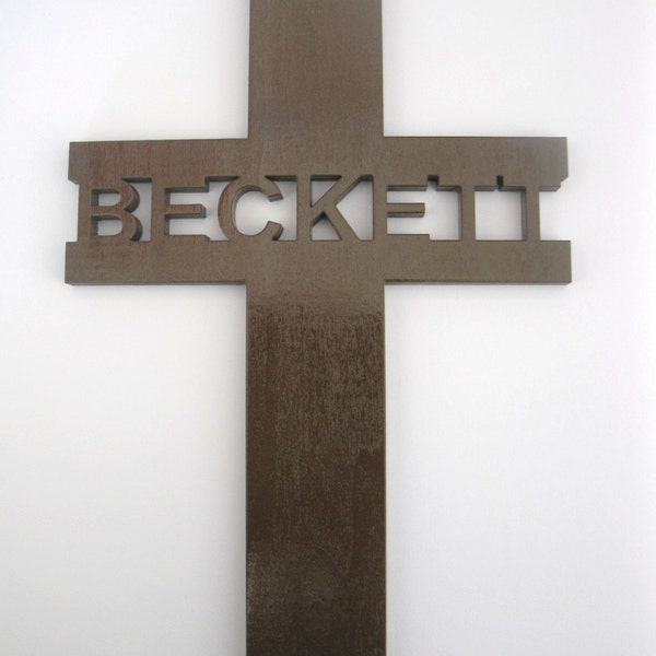 Personalized Wooden Cut Out Name Cross