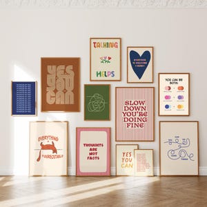 100 Mental Health Prints: Therapy Office Decor, Counselor Wall Art ...