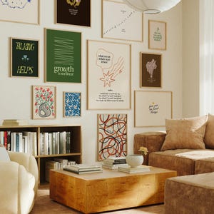 100 Mental Health Therapy Prints Bundle, Counseling Office Wall Art (Digital Download) image 7