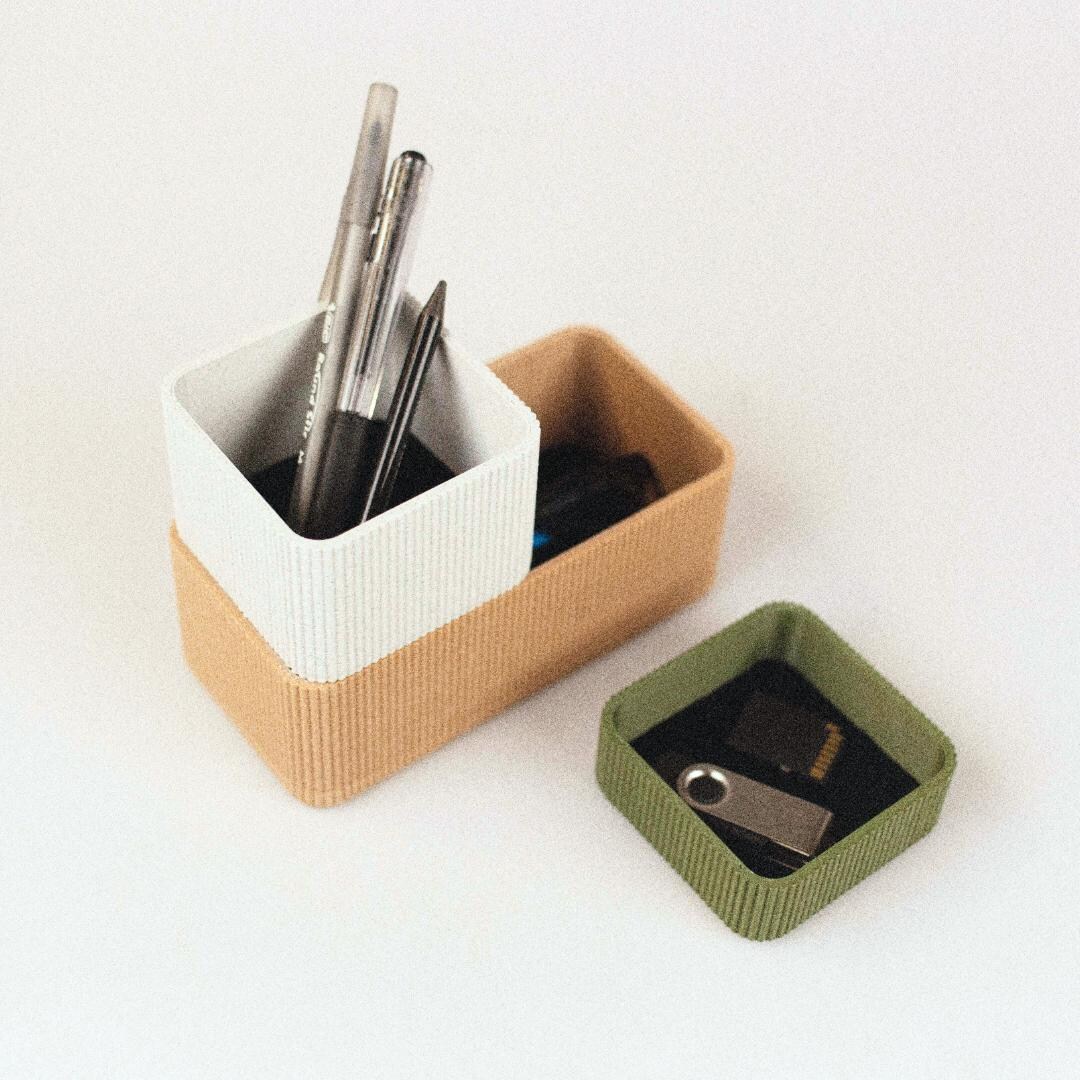 Minimalist Desk Organizer Module | SIZE S | Modern Storage Insert ...