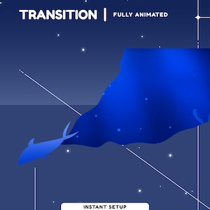 Transición animada de aguijón con brillo marino, superposición de transición de mar azul, transmisión animada submarina, diseño de contracción acuática, superposición de tema oceánico