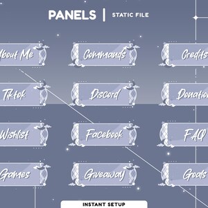 Cloudy Reverie Animated Overlay Package for Twitch,youtube, Overlay ...
