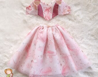 Ruby Red Fashion Friends Doll Ballet Top and Skirt Made to Order